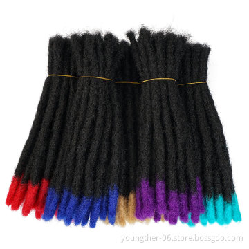 Dreadlocks Extensions 100% Natural Handmade Crochet Braid Locs Twist Afro Kinky Human Hair  For Sale  Dreadlocks Braids